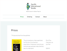 Tablet Screenshot of pacificeducationalbooks.com